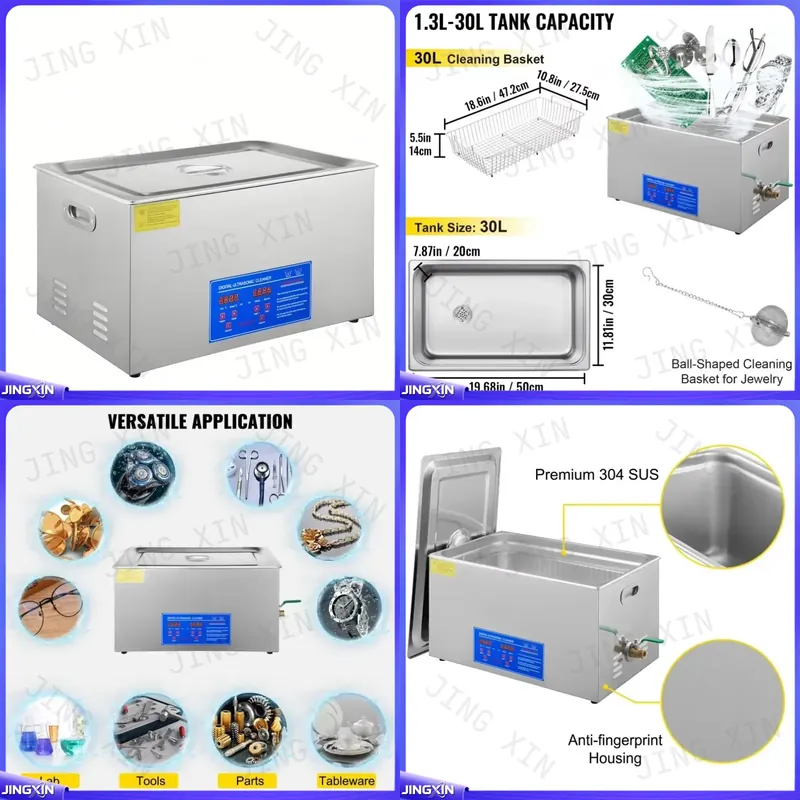 Custom for Digital Ultrasonic  - огляд і ціна Ultrasonic Cleaner 30L Industrial
