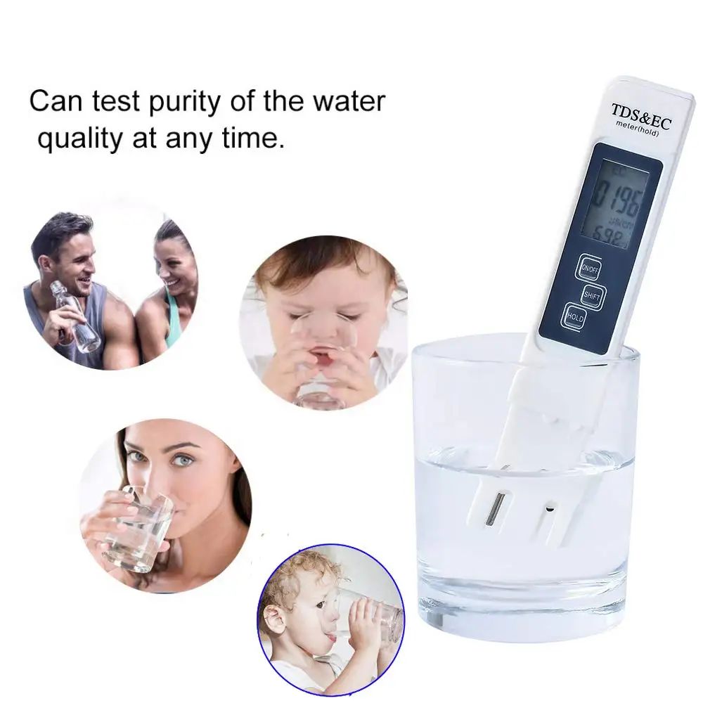 Digital TDS EC Water Tester Me - огляд і ціна Ph Meter Digital Water Tester
