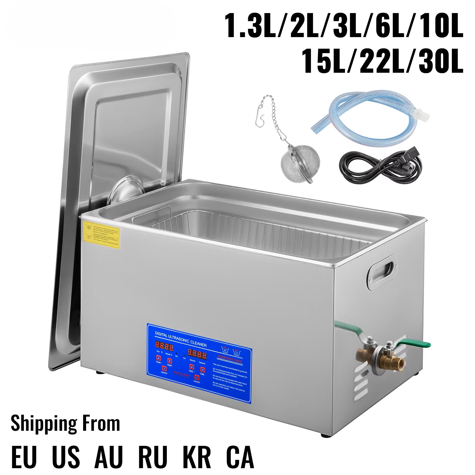 SucceBuy 1.3L 2L 3L 6L 10L 15L - огляд і ціна Ultrasonic Cleaner 30L Industrial