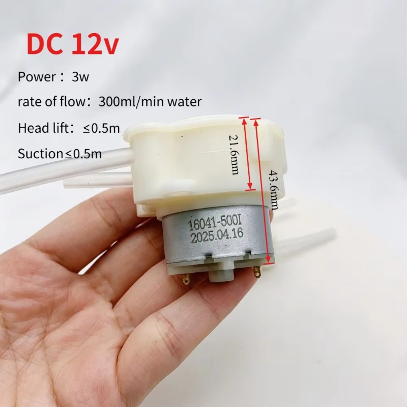 Micro Peristaltic Pump DC 12V  - огляд і ціна Mini Peristaltic Pump 12V