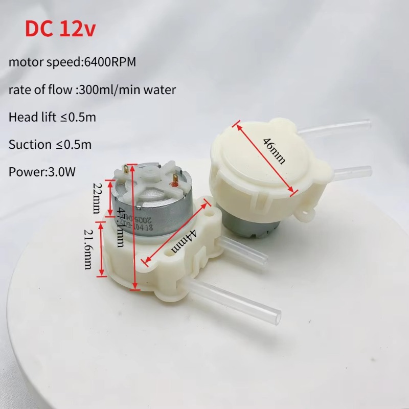 Micro Peristaltic Pump DC 12V  - огляд і ціна Mini Peristaltic Pump 12V